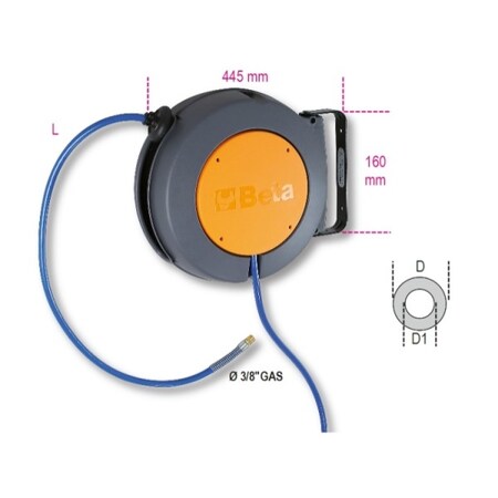 Beta Automatic Hose Reel Shock-Proof 019010210