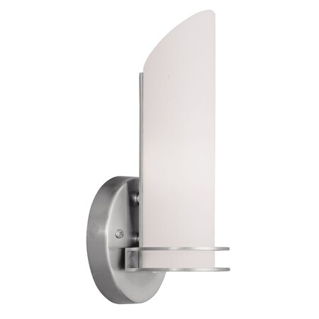 Livex Lighting Pelham 1 Light Brushed Nickel Bath Vanit 1902-91