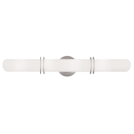 Livex Lighting Pelham 4 Light Brushed Nickel Bath Vanit 1904-91