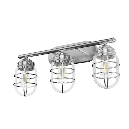 Hunter Wall Mount-Vanity, Chrome, 120 V, UL Lis 19051