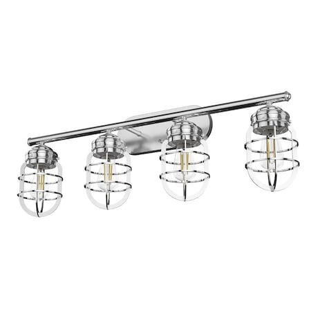 Hunter Wall Mount-Vanity, Chrome, 120 V, UL Lis 19052