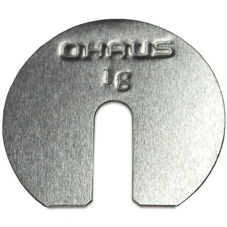 Ohaus Weight, 1 G, Astm Class 6, Cylindrical,  80850140