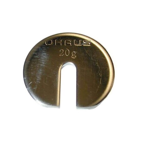 Ohaus Weight, 20 G, Astm Class 6, Cylindrical, 80850144