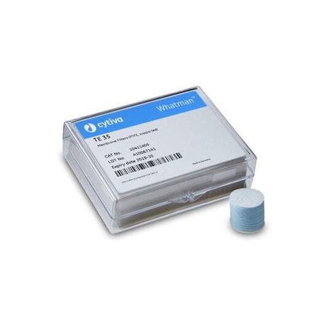 Whatman PTFE Membrane Circle TE36, 0.45 um, PK 50 10411311