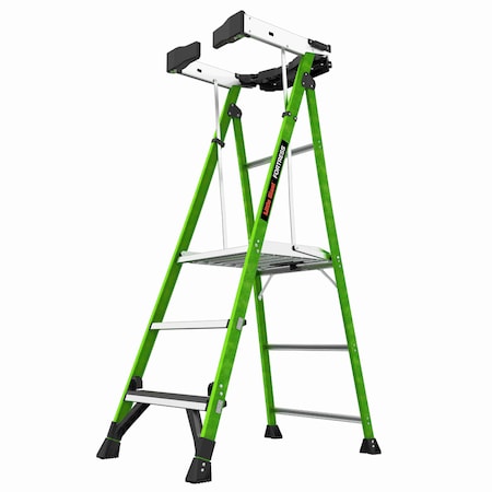 Little Giant Ladders 3 ft Fiberglass Platform Stepladder, 375 lb Capacity 19303