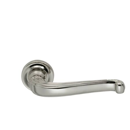 Omnia Rose Pass 2-3/8" BS T 1-3/8" Doors Bright Nickel 193 Lever 1-3/4" 193/45.PA14
