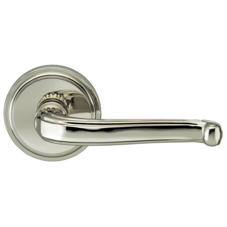 Omnia Rose Pass 2-3/8" BS T 1-3/8" Doors Bright Nickel 193 Lever 2-3/16" 193/55.PA14