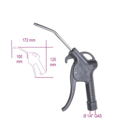 Beta Progressive Blow Gun, Thermally Insulated 019490027