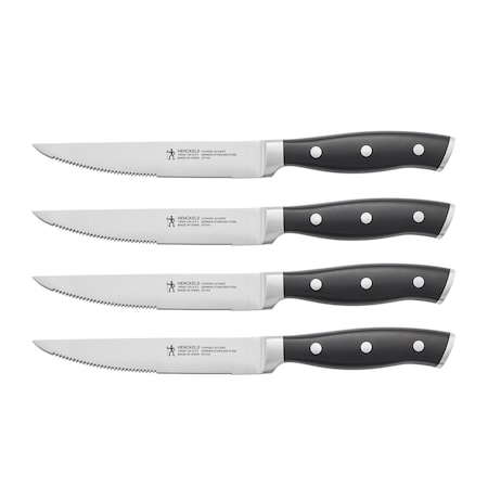 Zwilling J.A. Henckels Forged Accent 4-pc Steak Knife Set, Black 19549-004