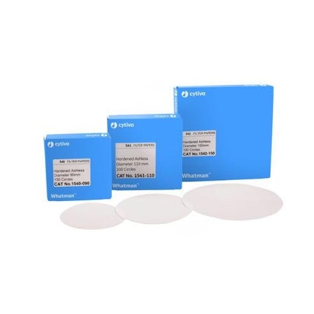 Whatman Grade 541 filter paper, 20 - 25 u, PK100 1541-400