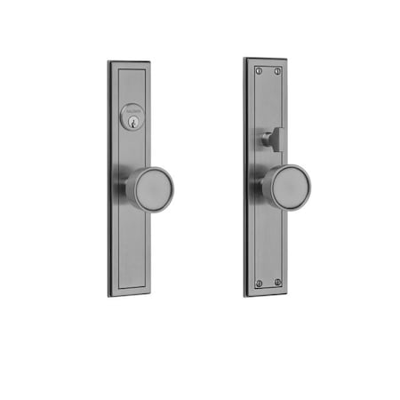 Baldwin Entry Hollywood Hills ENTR Trim Single CYL ENTR Satin Brass Brown 6945.060.ENTR