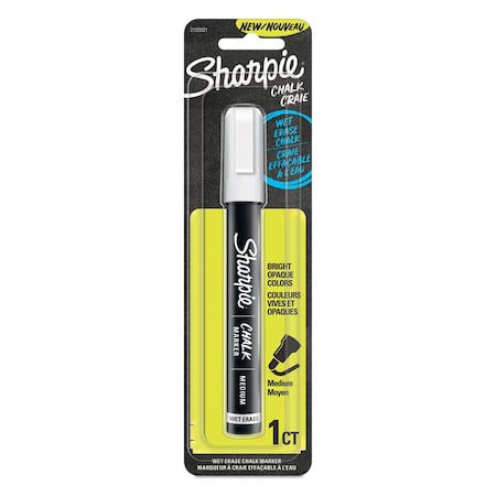 Sharpie Chalk Dry Erase Marker, White 2103021