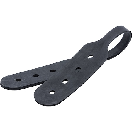 Novax By Pip SleeveStraps, Black, Rubber, 6-1/8inL, PK12 199-STRAPS