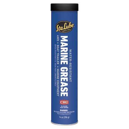 Sta-Lube Wheel Bearing Grease, 14 oz, Cartridge, Blue SL3120
