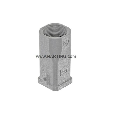 Harting Rectangular Connector Hood, 29 mm L 19200031445