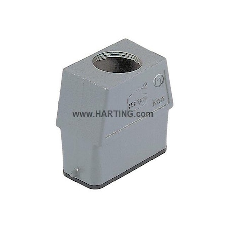 Harting M25 Rectangular Connector Hood, 66.7 mm H 19200100446