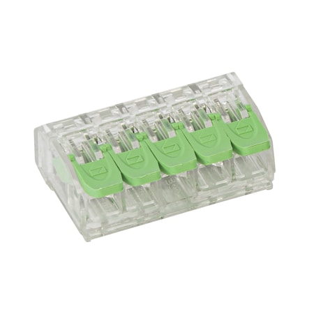 Gardner Bender Five Port LeverGard Lever Wire Con, PK 10 19-PCL5