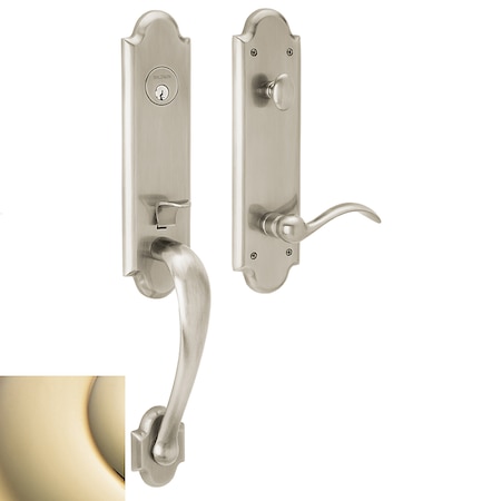 Baldwin Entry Handlesets Lifetime Brass 85354.003.LENT