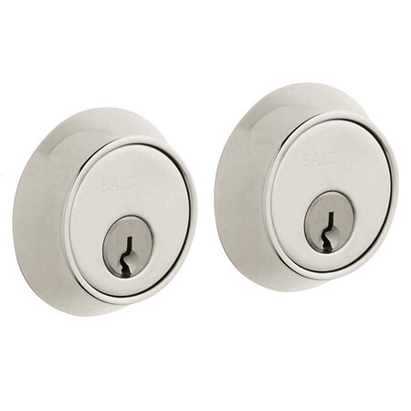 Baldwin Estate Lifetime Bright Nickel Deadbolts 8011.055