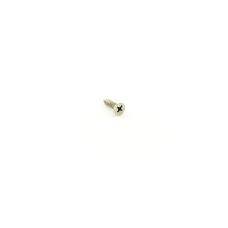 #9 x 1 in Machine Screw, Nickel Plated Steel
