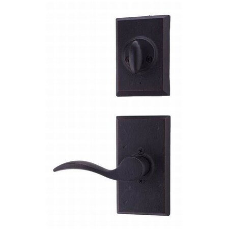 Weslock RH Carlow Interior SGL CYL Handleset Trim Aspen ORB R7800--H1SL20