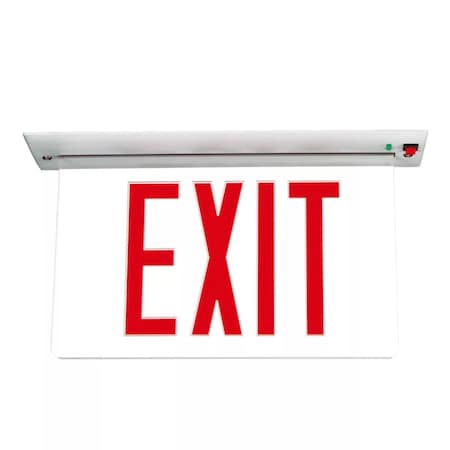 Sure-Lites Edge-Lit, Recessed, Universal, Red, Sp EUR70R