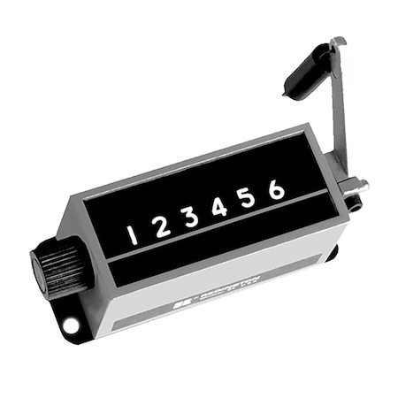 Trumeter 1-2936 Rotary Stroke Counter 6 Digit 1-2936