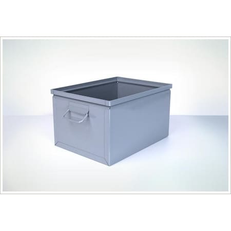 Stackbin Hang & Stack Storage Bin, Gray, 4 in; 5 in W, 6-1/2 in; 9-1/4 in L 1-4SX