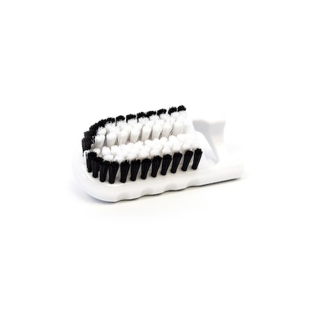 Malish Hand & Nail Brush, Black/White, 5 in L Overall, 12 PK 2000