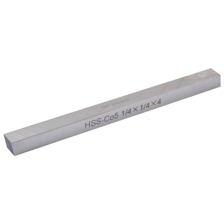 Hhip 1/4 X 4" M35 5% Cobalt Extra Long Square Tool Bit 2000-0020