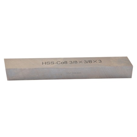 Hhip 3/8 X 3" 8% Cobalt Square Tool Bit 2000-0045