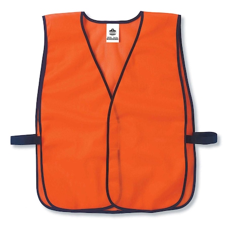 Ergodyne Non-Certified Economy Vest, Orange 8010HL