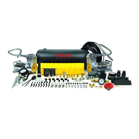 Viair Dual Chrome 400C Onboard Air System, 4.55 20015