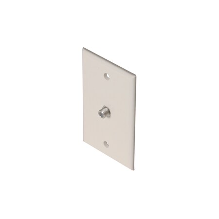 Steren TV Wall Plate 1-F81 Light Almond 200-251LA
