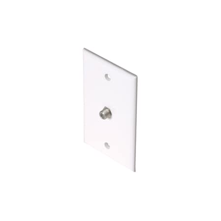 Steren TV Wall Plate 1-F81 White 200-251WH