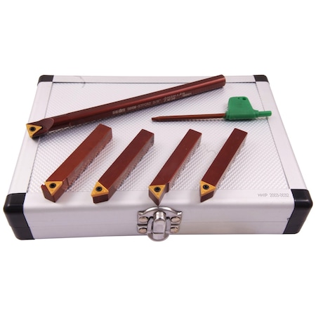 Hhip 3/8" 5 Piece Indexable Turning & Boring Tool Set 2003-0032
