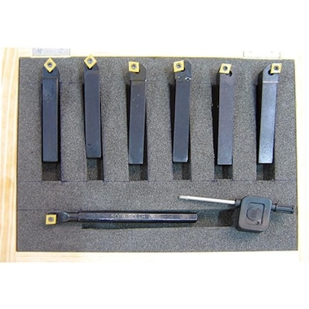 Hhip 7 Piece 1/4" Shank Mini Tool Holder Set 2003-0250