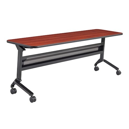 Safco Rectangle Flip-N-Go 24 x 72" Rectangular Training, 72 W, 24 L, 29 H, Laminate Top Top LF2472TSLCRM