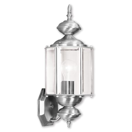 Livex Lighting Outdoor Basics 1 Light Brushed Nickel Ou 2006-91