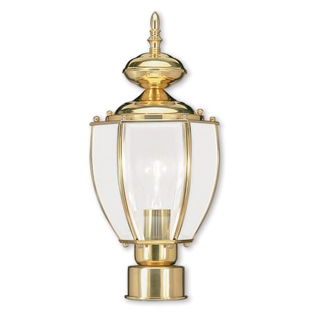 Livex Lighting Outdoor Basics 1 Light Polished Brass Ou 2009-02