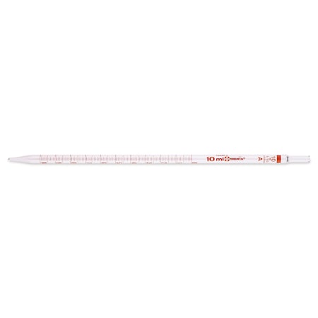 Vee Gee Mohr Measuring Pipette, 10 mL, 0.1 gr, PK12 2010A-10