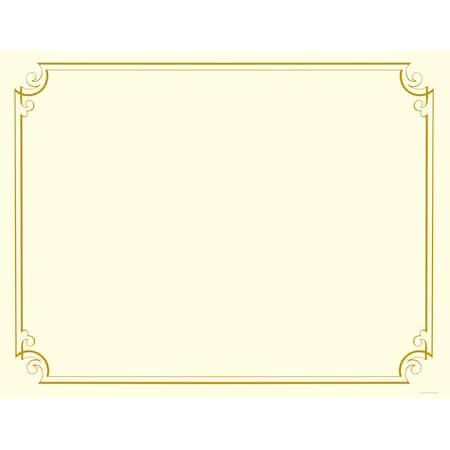 Great Papers Certificate Gold Foil Golden Scrol, PK12 2011859