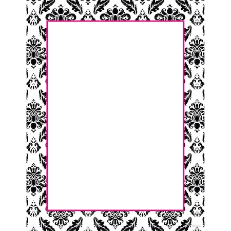 Great Papers Stationery Letterhead, Black and W, PK80 2012027