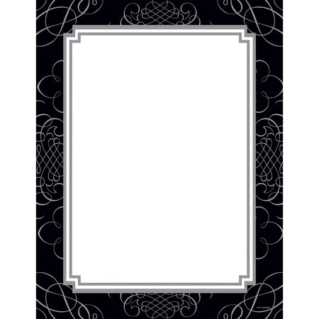 Great Papers Stationery Letterhead, Black And S, PK80 2013169