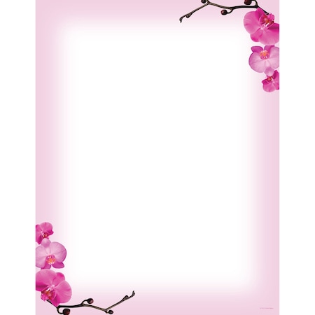 Great Papers Stationery Letterhead, Pink Orchid, PK80 2013191