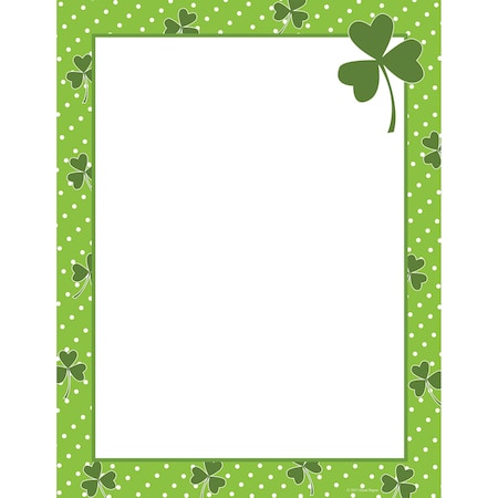 Great Papers Stationery Letterhead, Clover Dots, PK80 2013226