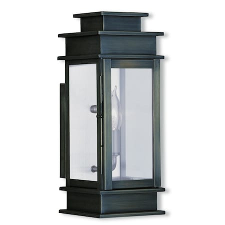 Livex Lighting Princeton 1 Light Vintage Pewter Outdoor Wall Lantern 2013-29