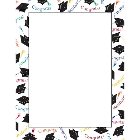 Great Papers Stationery Letterhead, Graduation, PK80 2014242