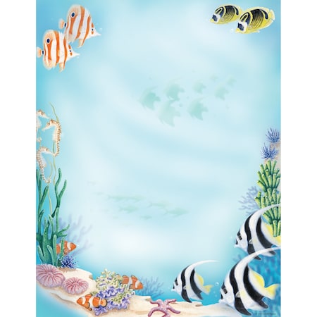 Great Papers Stationery Letterhead, Sea Life, 8, PK80 2014312