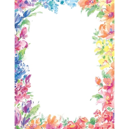 Great Papers Stationery Letterhead, Bright Flor, PK80 2014333